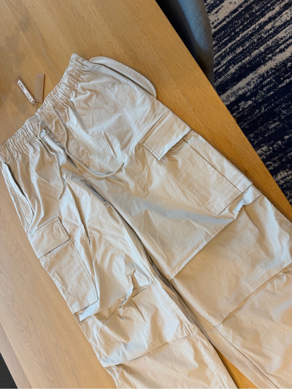 NWT SKIMS Woven Cotton Oversized Low Rise Cargo size Small